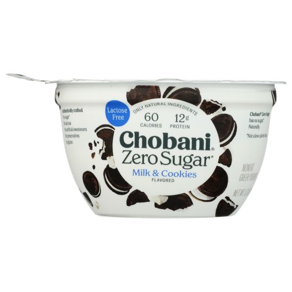 CHOBANI: Zero Sugar Milk and Cookies Greek Yogurt, 5.3 oz