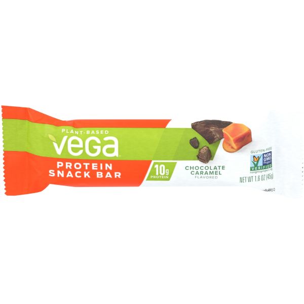 VEGA: Protein Snack Bar Chocolate Caramel, 1.6 oz