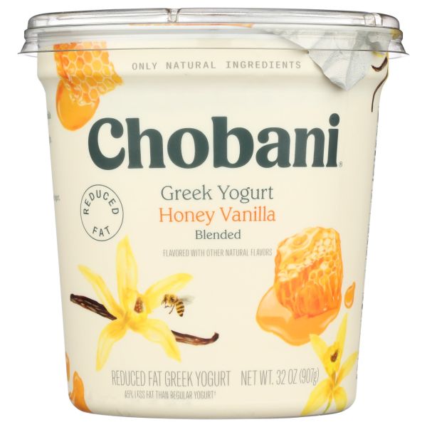 CHOBANI: Greek Yogurt Honey Vanilla, 32 oz