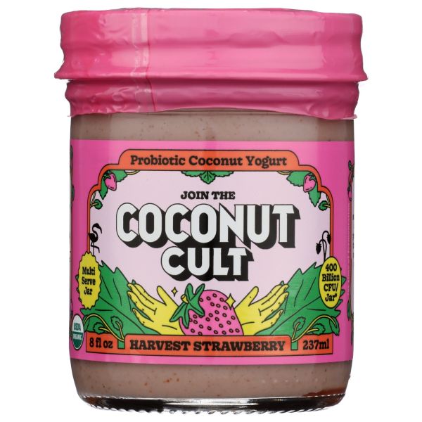 THE COCONUT CULT: Harvest Strawberry Coconut Yogurt, 8 fo