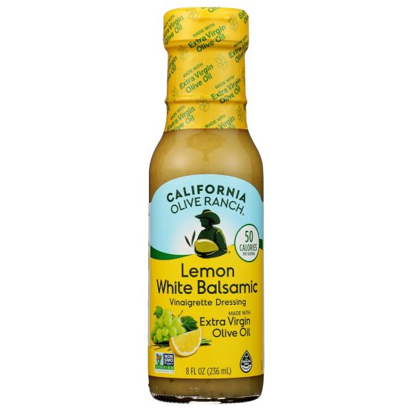 CALIFORNIA OLIVE RANCH: Lemon White Balsamic Vinaigrette, 8 fo