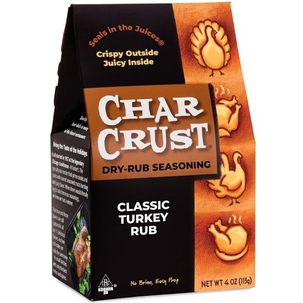 CHAR CRUST: Classic Turkey Rub Seasoning, 4 oz
