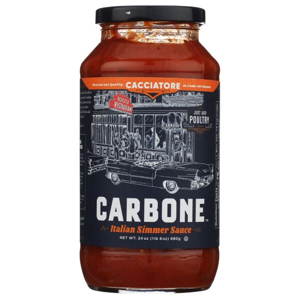 CARBONE: Cacciatore Italian Simmer Sauce, 24 oz
