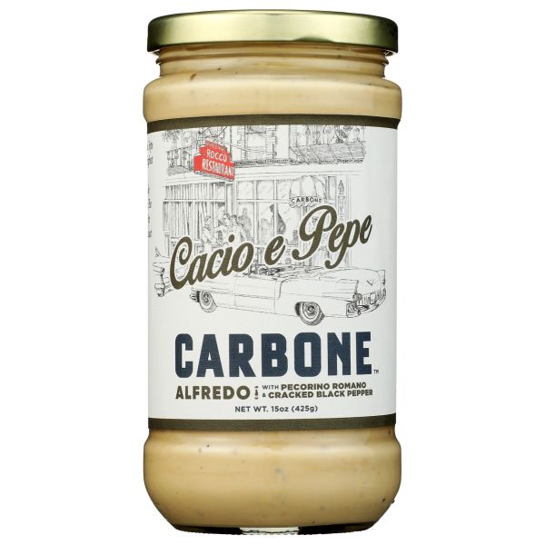 CARBONE: Cacio e Pepe Alfredo Sauce, 15 oz