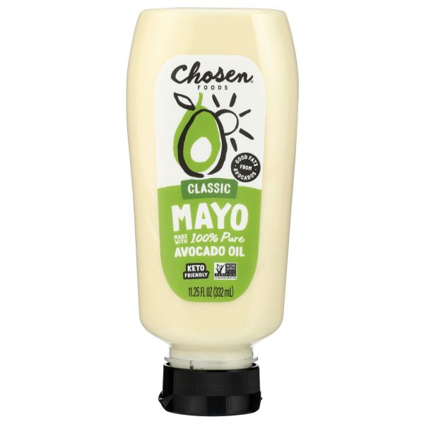CHOSEN FOODS: Classic Avocado Oil Mayo Squeeze, 11.25 oz