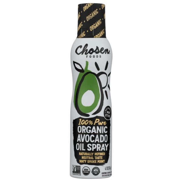 CHOSEN FOODS: Organic  Avocado Oil Spray, 4.7 oz