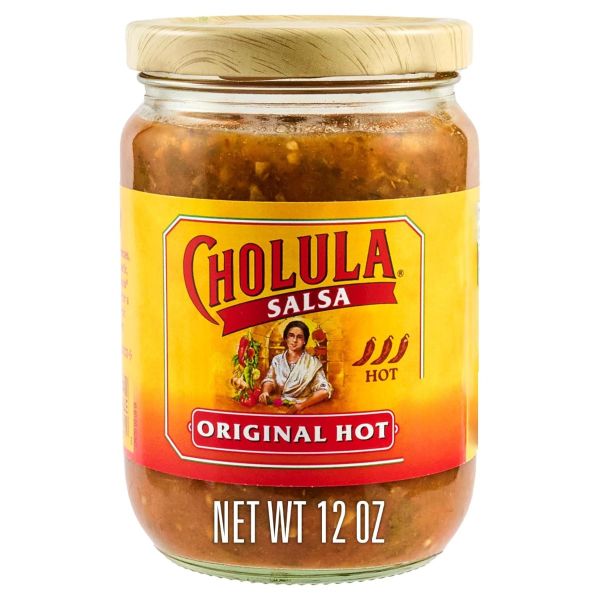 CHOLULA: Original Hot Salsa, 12 oz
