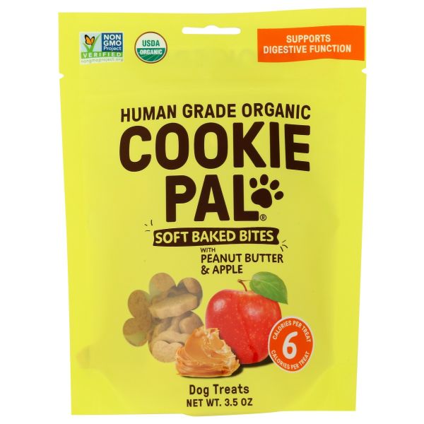 COOKIE PAL: Peanut Butter and Apple Soft Baked Bites, 3.5 oz