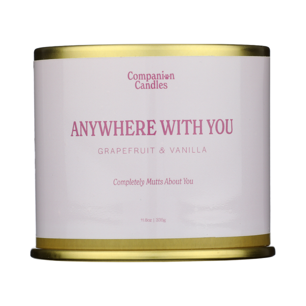 COMPANION CANDLES: Grapefruit and Vanilla Anywhere with You, 11.8 oz