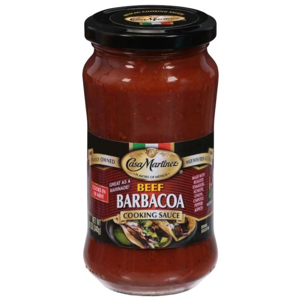 CASA MARTINEZ: Beef Taco Cooking Sauce, 12 oz