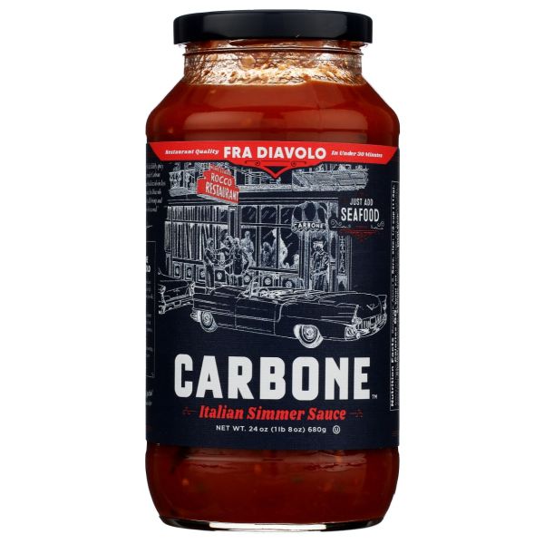 CARBONE: Fra Diavolo Italian Simmer Sauce, 24 oz