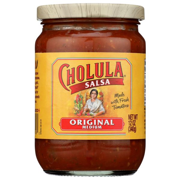CHOLULA: Original Medium Salsa, 12 oz