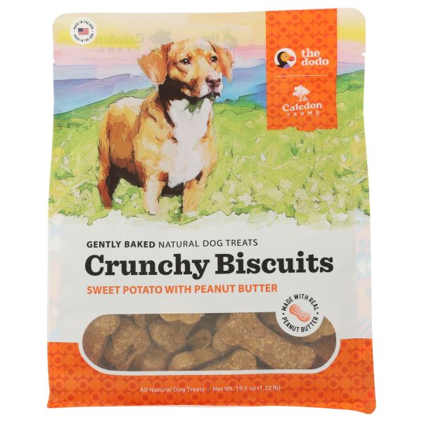 CALEDON FARMS: Crunchy Biscuits Sweet Potato with Peanut Butter, 19.5 oz