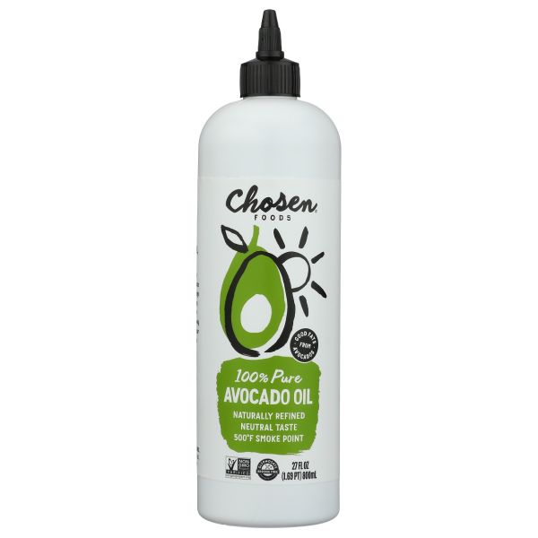 CHOSEN FOODS: Refined Avocado Oil Squeeze, 27 fo