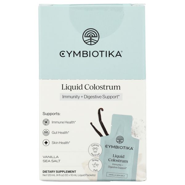 CYMBIOTIKA: Liquid Colostrum 12 Count, 4 fo
