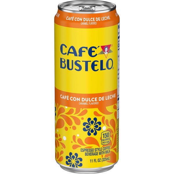 CAFE BUSTELO: Café con Dulce de Leche Iced Coffee, 11 fo