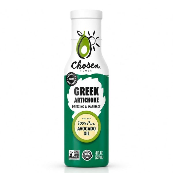 CHOSEN FOODS: Greek Artichoke Salad Dressing, 8 fo