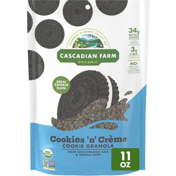 CASCADIAN FARM: Cookies N Creme Granola, 11 oz