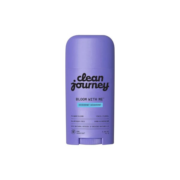 CLEANJOURNEY: Bloom With Me Aluminum Free Deodorant, 2.64 oz