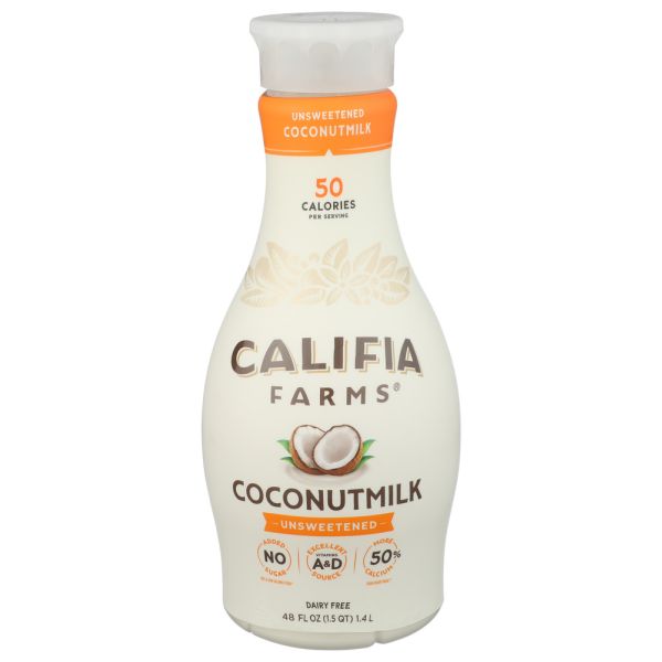 CALIFIA: Unsweetened Coconut Milk, 48 fo