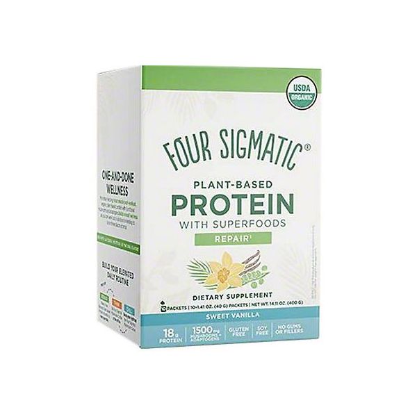 FOUR SIGMATIC: Protein Powder Vanilla, 14.1 oz