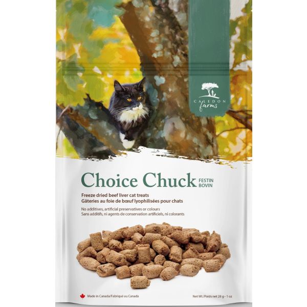 CALEDON FARMS: Choice Chuck Cat Treats, 1 oz
