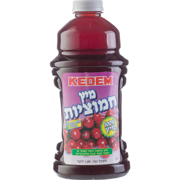 KEDEM: Cranberry Fruit Juice, 64 oz