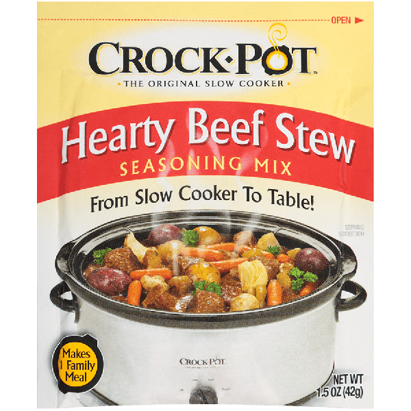 CROCKPOT: Hearty Beef Stew Seasoning Mix, 1.5 oz