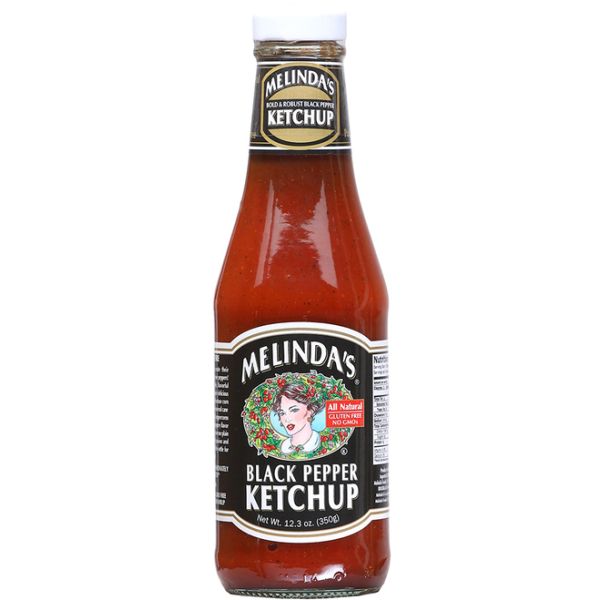 MELINDAS: Ketchup Black Pepper, 12.3 oz
