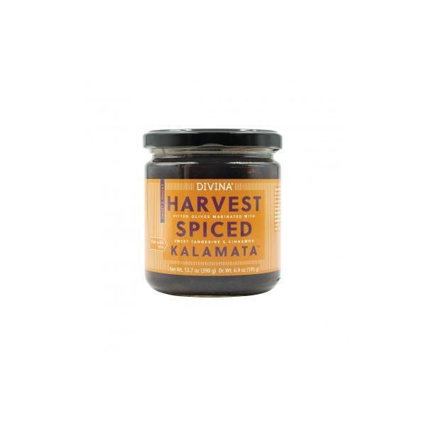 DIVINA: Olives Kalamata Spiced, 6.9 oz