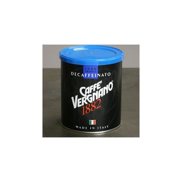 CAFE VERGNANO: Espresso Ground Decaf, 8.8 oz