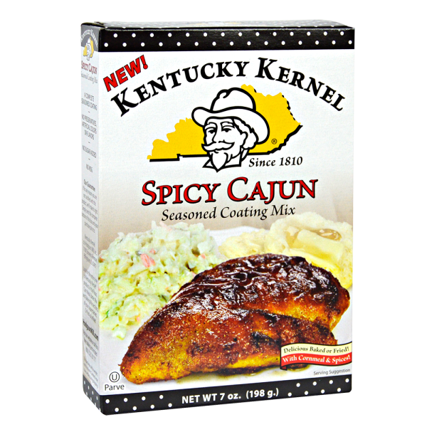 KENTUCKY KERNEL: Spicy Cajun Seasoned Coating Mix, 7 oz