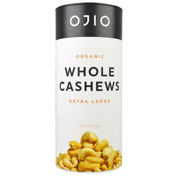 OJIO: Cashews  Extra Large  Whole Organic, 8 oz