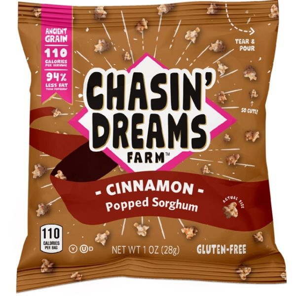 CHASIN DREAMS FARM: Cinnamon Popped Sorghum, 1 oz
