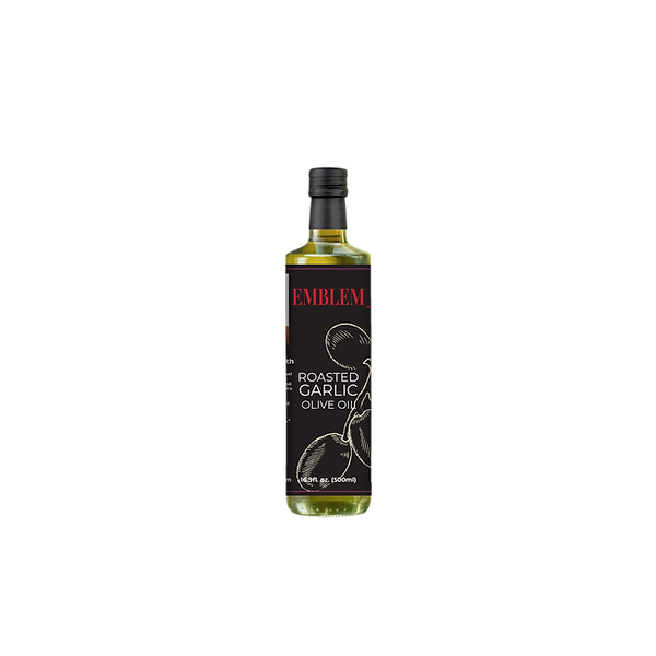 EMBLEM: Oil Olive Roasted Garlic, 16.9 oz