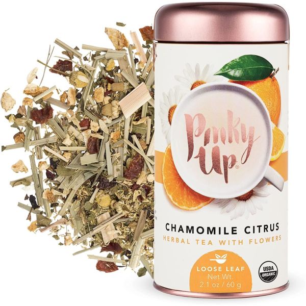 PINKY UP: Tea Loose Lf Chaml Citrus, 2.5 oz