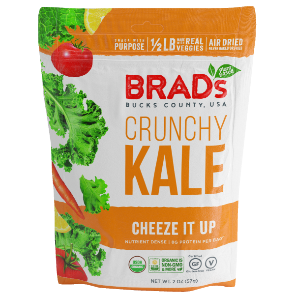 BRADS PLANT BASED: Crunchy Kale Cheeze It Up, 2 oz