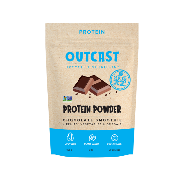 OUTCAST FOODS: Plant Protein Pwdr Choc, 908 gm