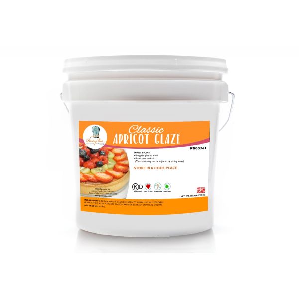 PASTRYSTAR: Glaze Traditional Apricot, 20 lb