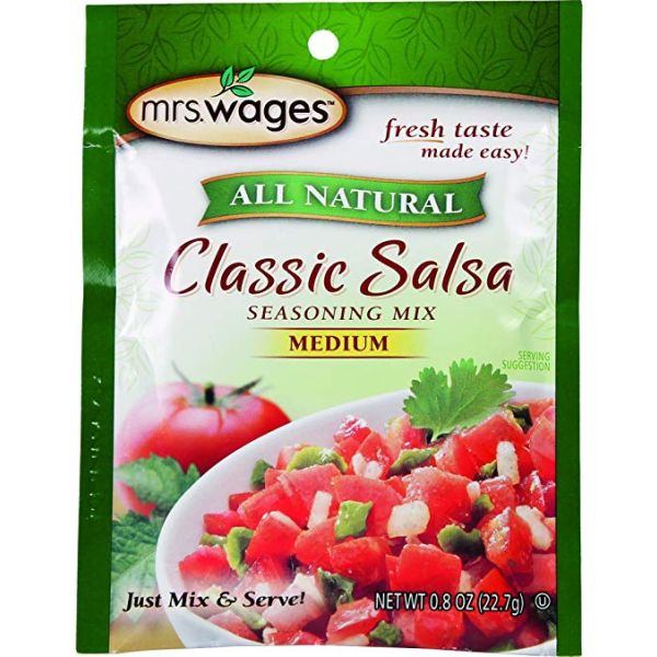 MRS WAGES: Classic Salsa Instant Mix, 0.8 oz