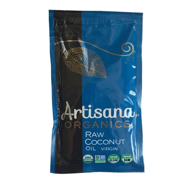 ARTISANA: Raw Coconut Oil Squeeze Pack, 1.06 oz