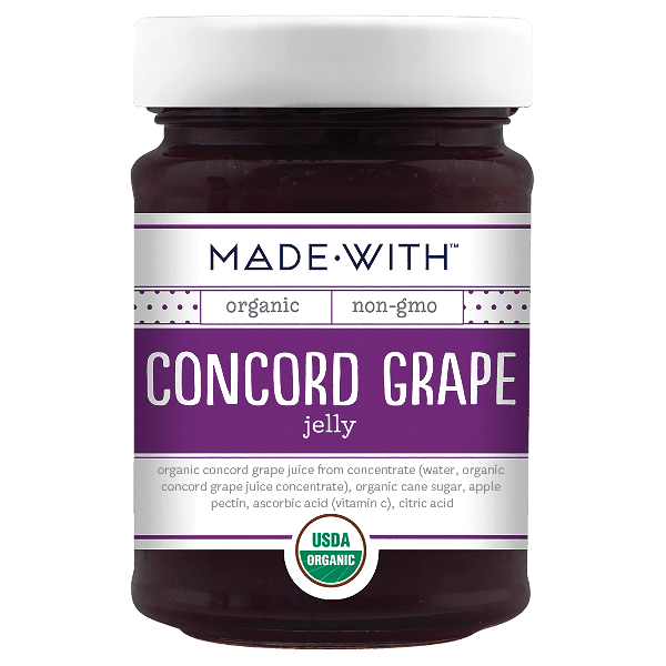 MADE WITH: Jelly Grape Org, 11 oz