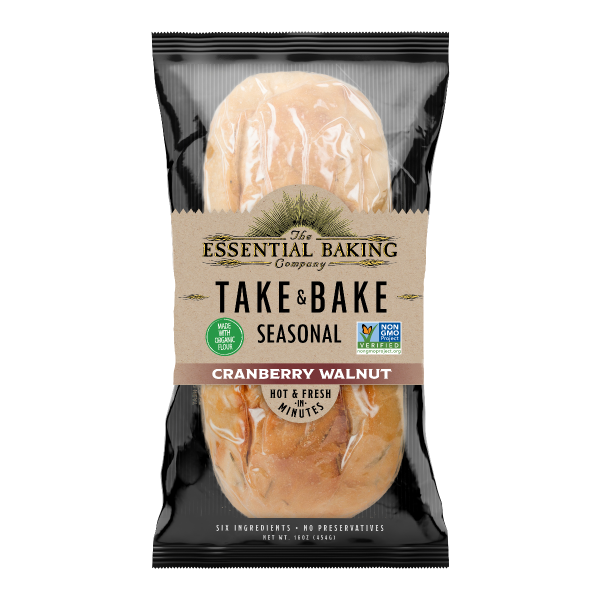 THE ESSENTIAL BAKING COMPANY: Bread Cranberry Walnut  Take & Bake Pouch, 16 oz