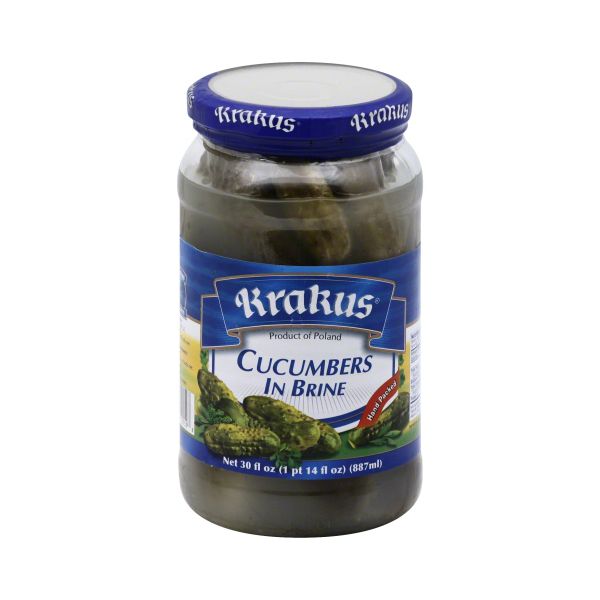 KRAKUS: Cucumbers in Brine, 30 fl oz