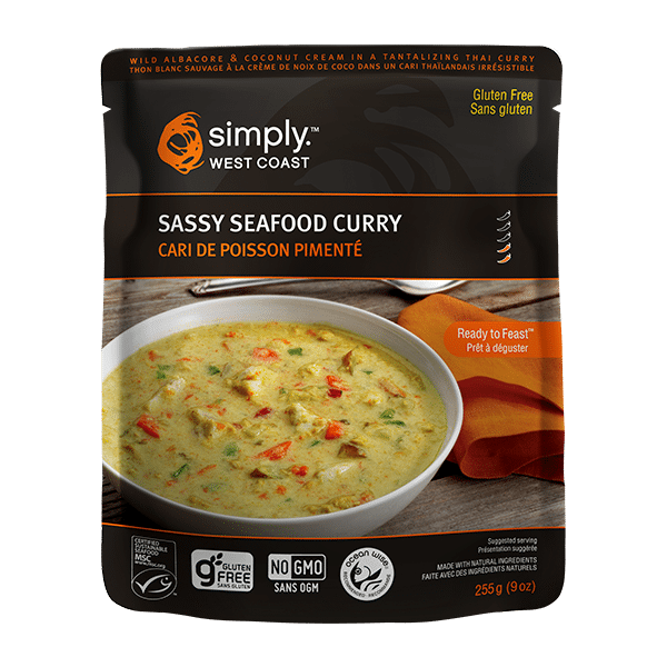 SIMPLY WEST COAST SEAFOOD: Sassy Seafood Curry, 9 oz