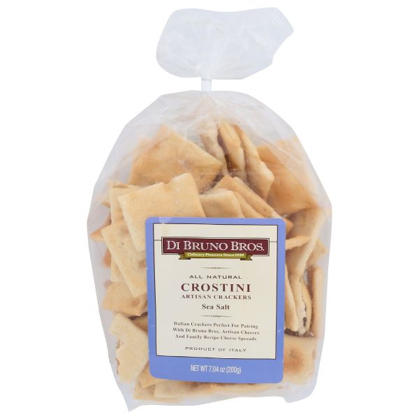 DIBRUNO: Sea Salt Crostini Crackers, 7.04 oz