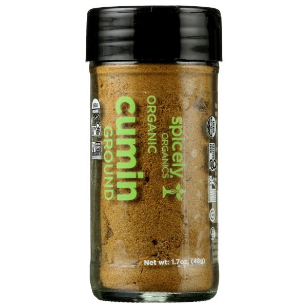 SPICELY ORGANICS: Organic Cumin Ground Jar, 1.7 oz
