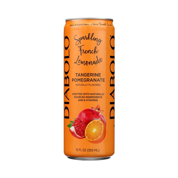 DIABOLO: Tangerine Pomegranate Soda, 12 fo