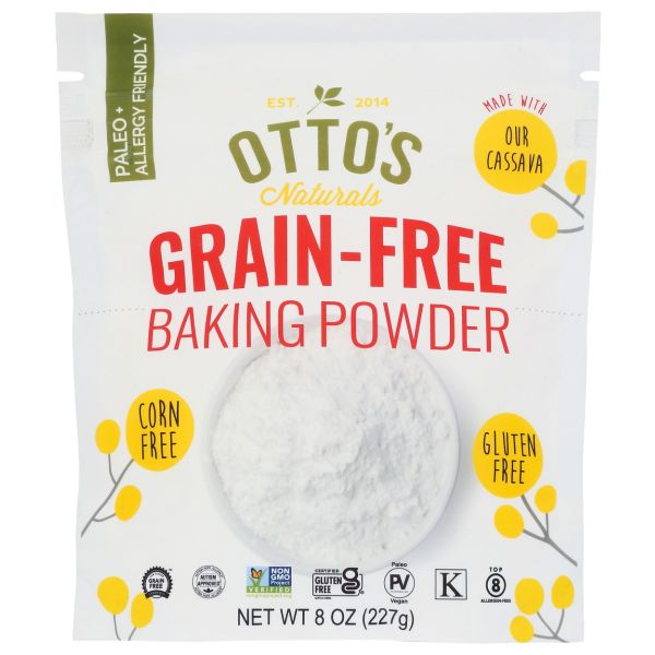 OTTOS NATURALS: Grain Free Baking Powder, 8 oz