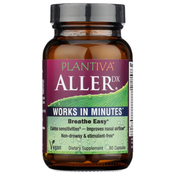 PLANTIVA: AllerDx 60 Capsule Bottle Vegan, 60 cp